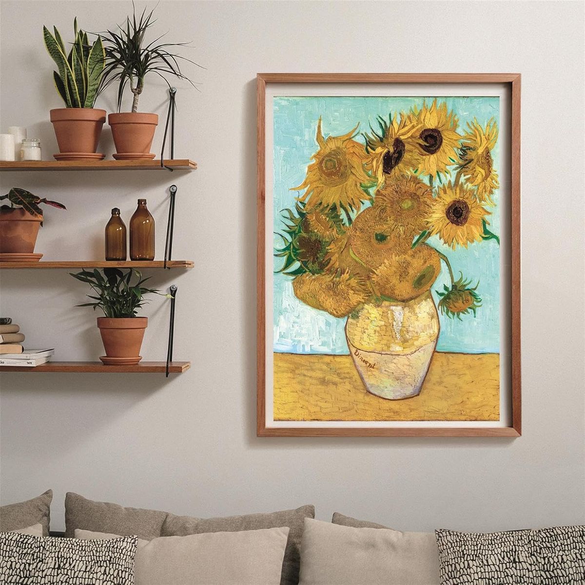 CLEMENTONI - Rompecabezas 1000 Piezas Arte Girasoles Van Gogh Clementoni