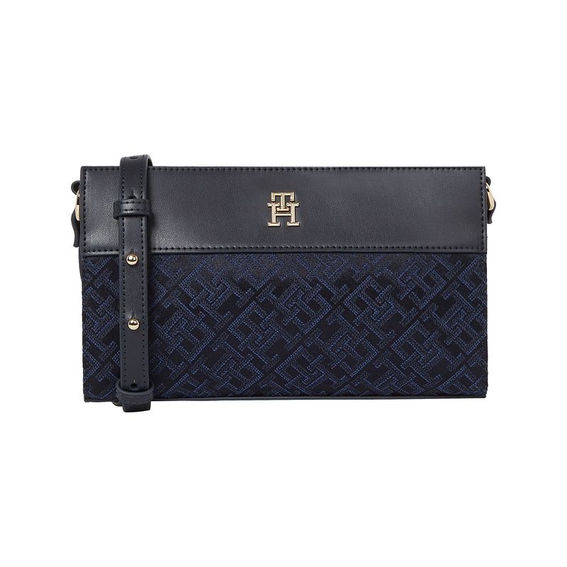 TOMMY HILFIGER - Bolso azul cruzado IM Latam Jacquard Tommy Hilfiger