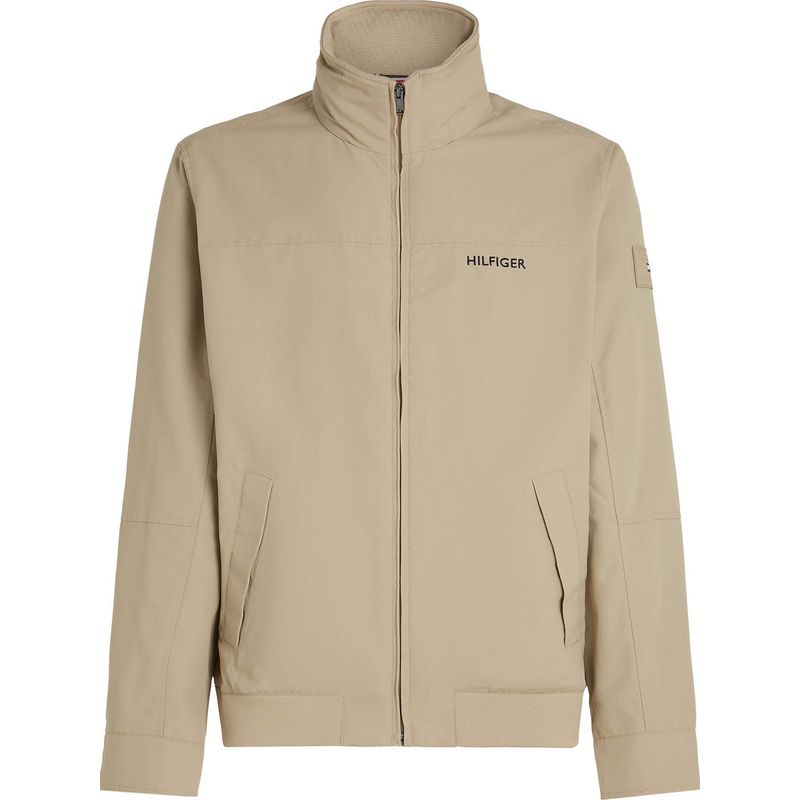TOMMY HILFIGER - Chaqueta beige regatta con logo Tommy Hilfiger