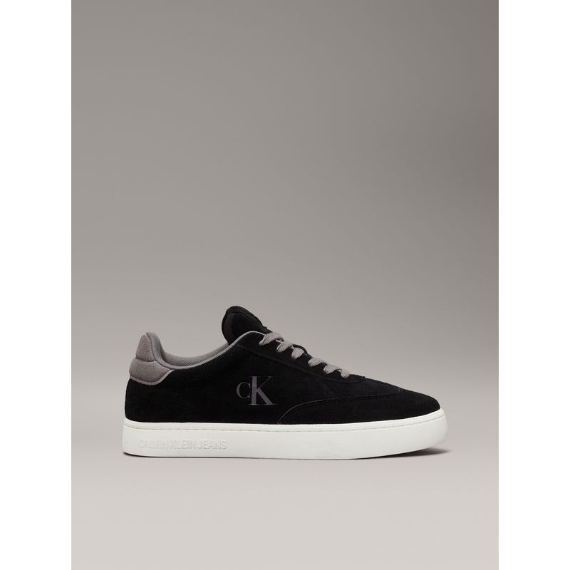 CALVIN KLEIN - Tenis negro de ante Calvin Klein