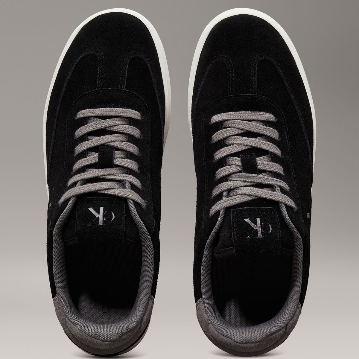 CALVIN KLEIN - Tenis negro de ante Calvin Klein