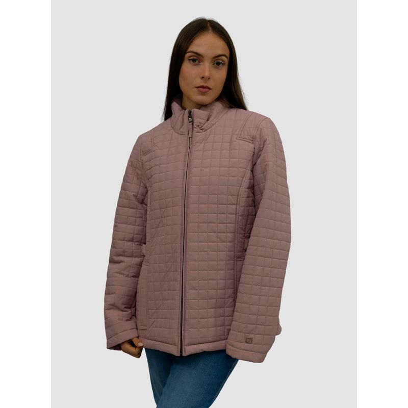 TOMMY HILFIGER - Chaqueta rosada estilo quilt Tommy Hilfiger