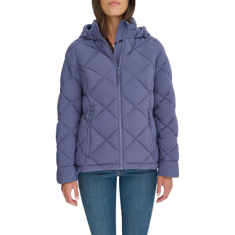 TOMMY HILFIGER - Chaqueta azul con capota Tommy Hilfiger