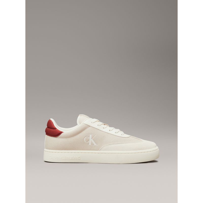CALVIN KLEIN - Tenis rosado de lona Calvin Klein