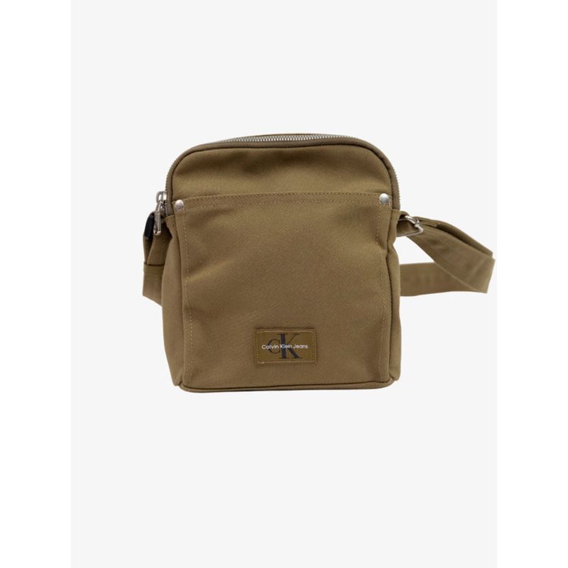 CALVIN KLEIN - Bolso Verde Reporter Calvin Klein