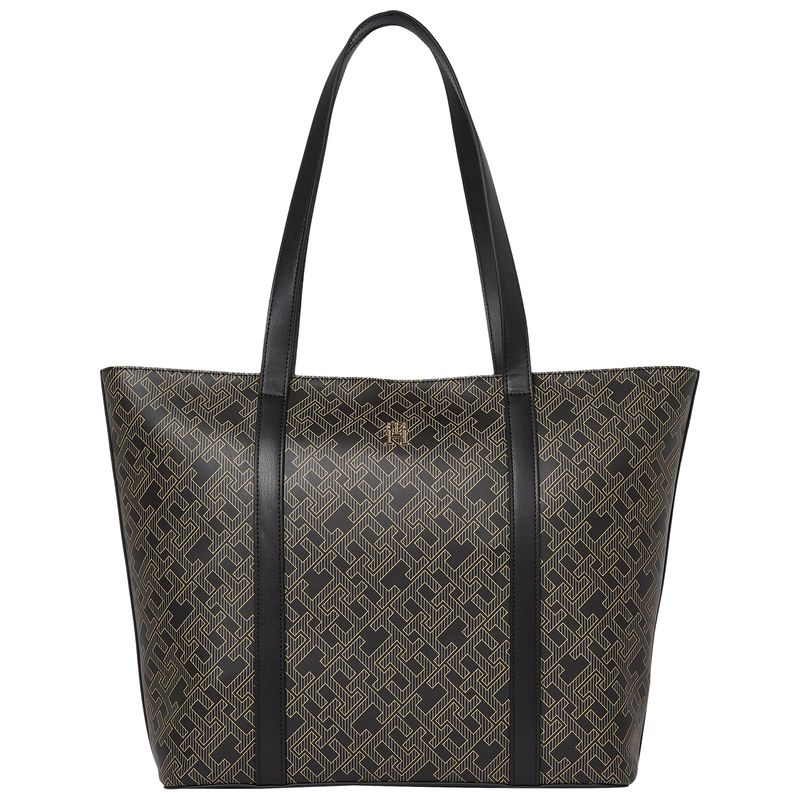TOMMY HILFIGER - Bolso negro Im latam Tote Tommy Hilfiger
