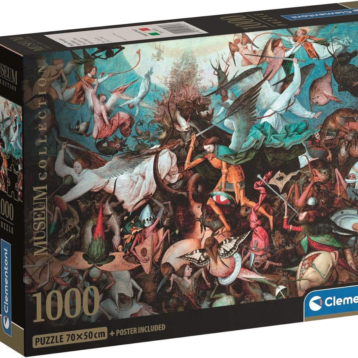 CLEMENTONI - Rompecabezas 1000 Piezas Arte El Juicio Final Brueghel