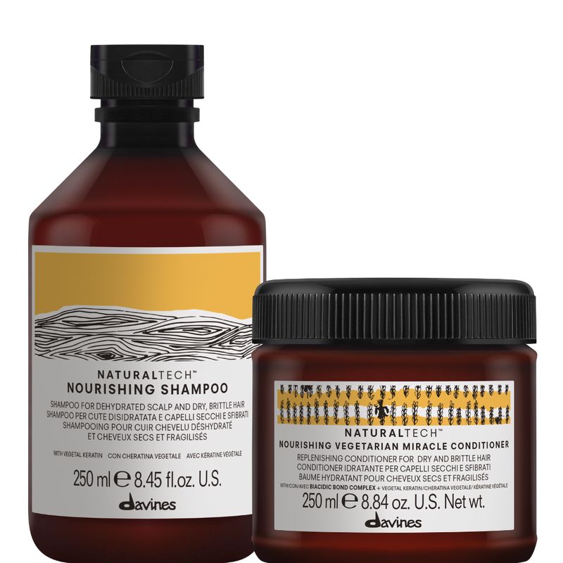 DAVINES - Shamp + Acond Nourishing Davines x 250 ml