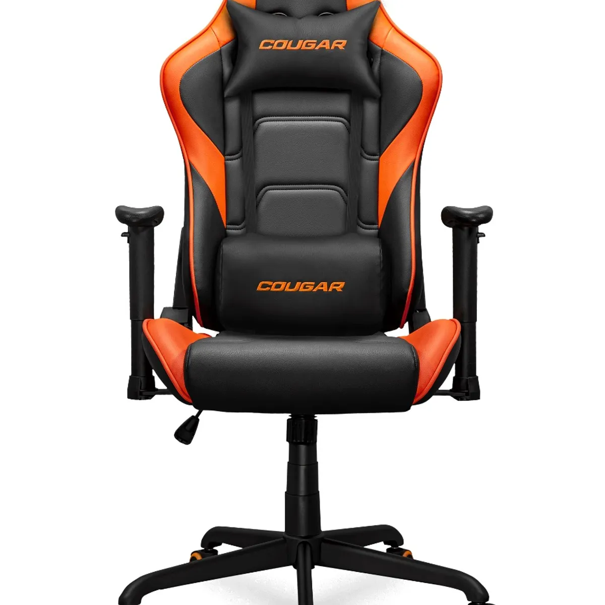 COUGAR - SILLA GAMER COUGAR ARMOR ELITE BLACK  BORDE NARANJA