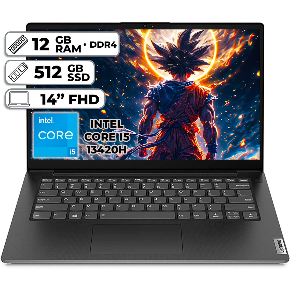 LENOVO - PORTÁTIL LENOVO V14 G4 INTEL CORE I5-13420H 12GB RAM 512GB SSD 14 FHD