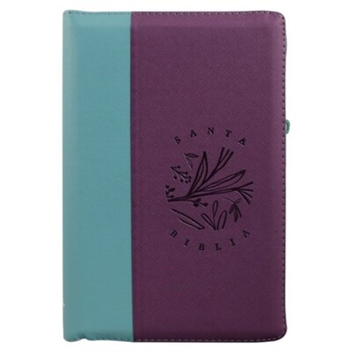 SBC - Biblia RVR Letra grande Color Morado Verde Con Ayudas Digitales