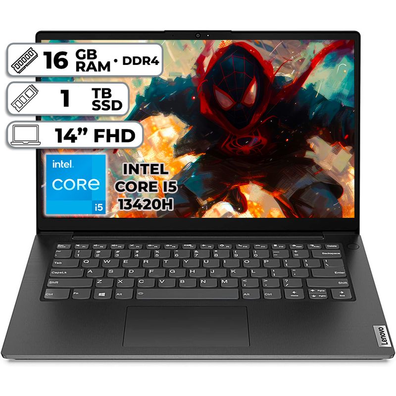 LENOVO - PORTÁTIL LENOVO V14 G4 INTEL CORE I5-13420H 16GB RAM 1TB SSD 14 FHD