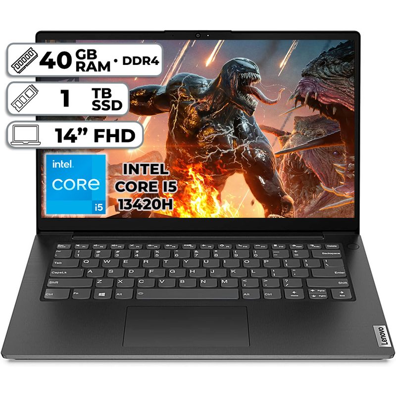 LENOVO - PORTÁTIL LENOVO V14 G4 INTEL CORE I5-13420H 40GB RAM 1TB SSD 14 FHD
