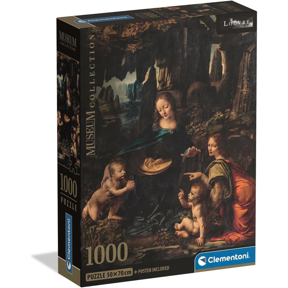 CLEMENTONI - Rompecabezas 1000 Piezas Arte La Virgen De Las Rocas Adultos