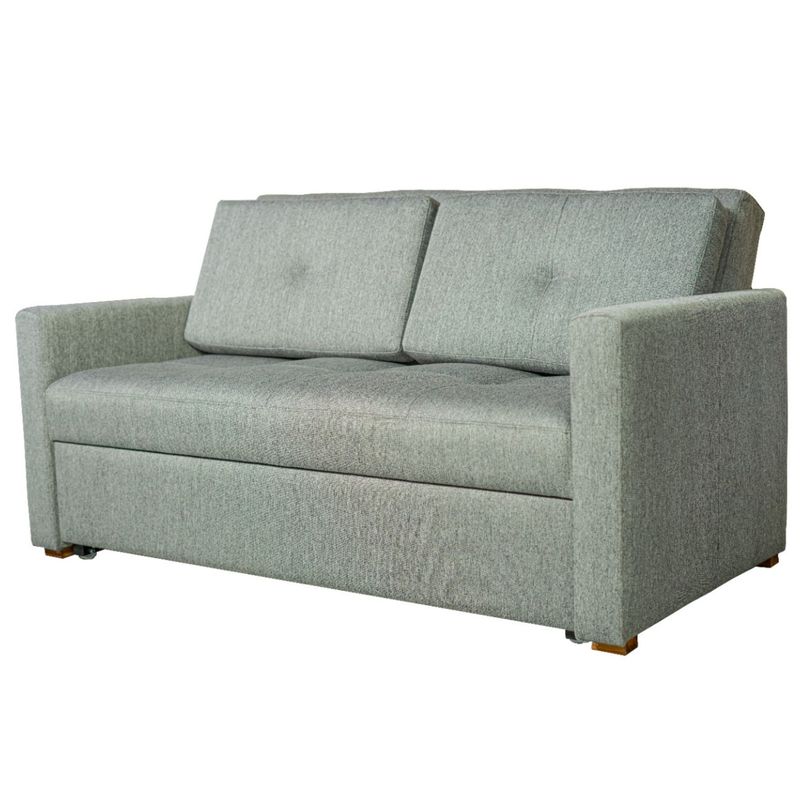 MAXIMUEBLES - Sofá Cama Mitch Gris Claro