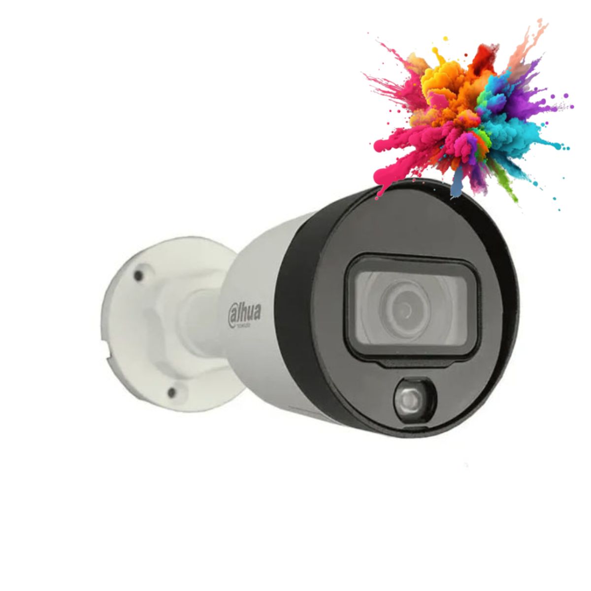 DAHUA - CAMARA DE SEGURIDAD BALA IP DE 2 MEGAPIXELES DAHUA FULL COLOR POE 2.8M 15M