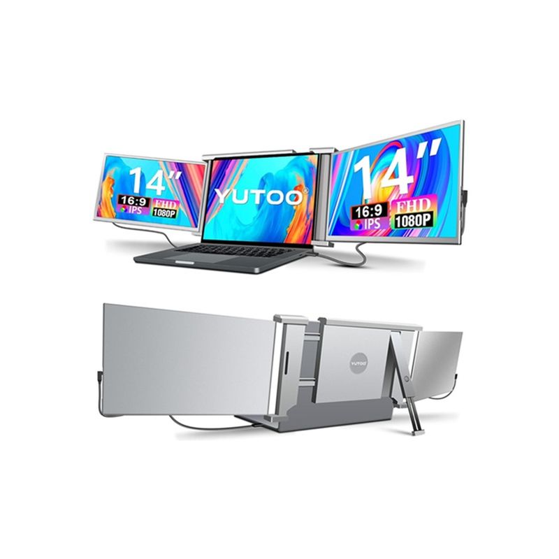 GENERICO - Extensor De Pantalla Yutoo 14 Para Portátil FDH 1080P