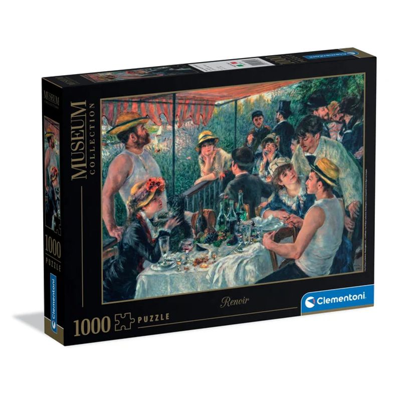CLEMENTONI - Rompecabezas 1000 Piezas Arte Almuerzo De Renoir Clementoni