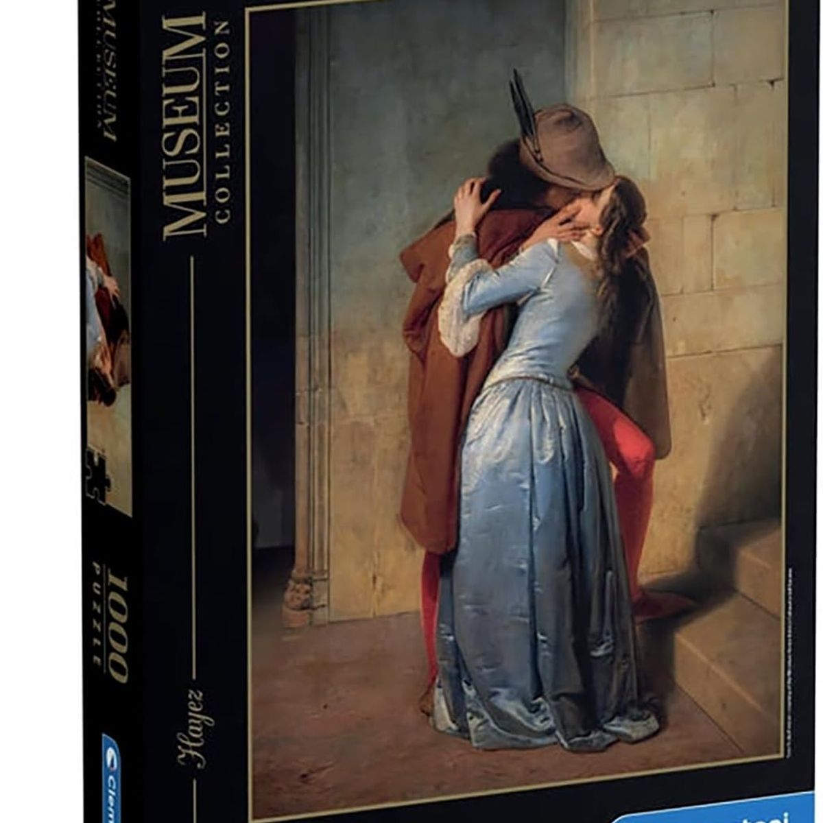 CLEMENTONI - Rompecabezas 1000 Piezas Arte El Beso De Hayez Clementoni