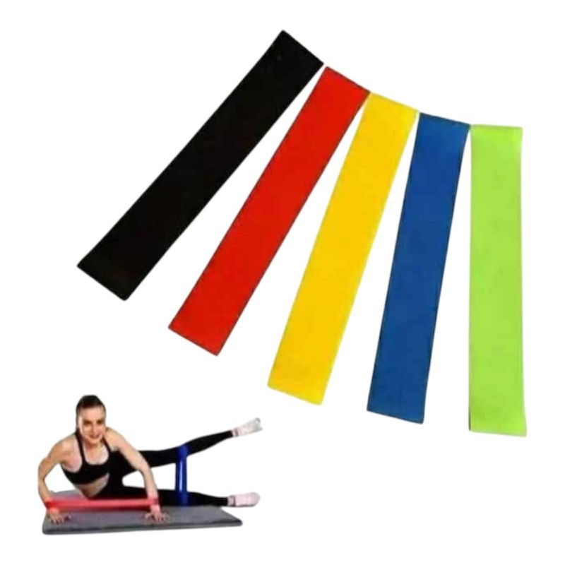 GENERICO - Kit Bandas Belt Elásticas Cerradas Ejercicio Resistentes X5