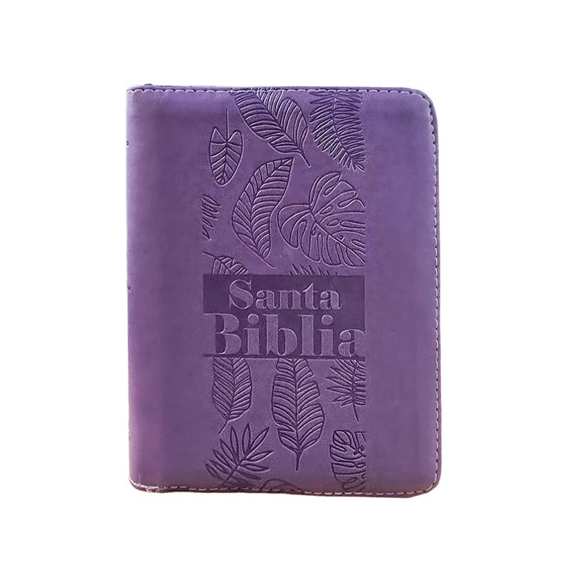 SBC - Biblia mediana RVR Letra Grande PJR Color Lila Con Ayudas Digitales