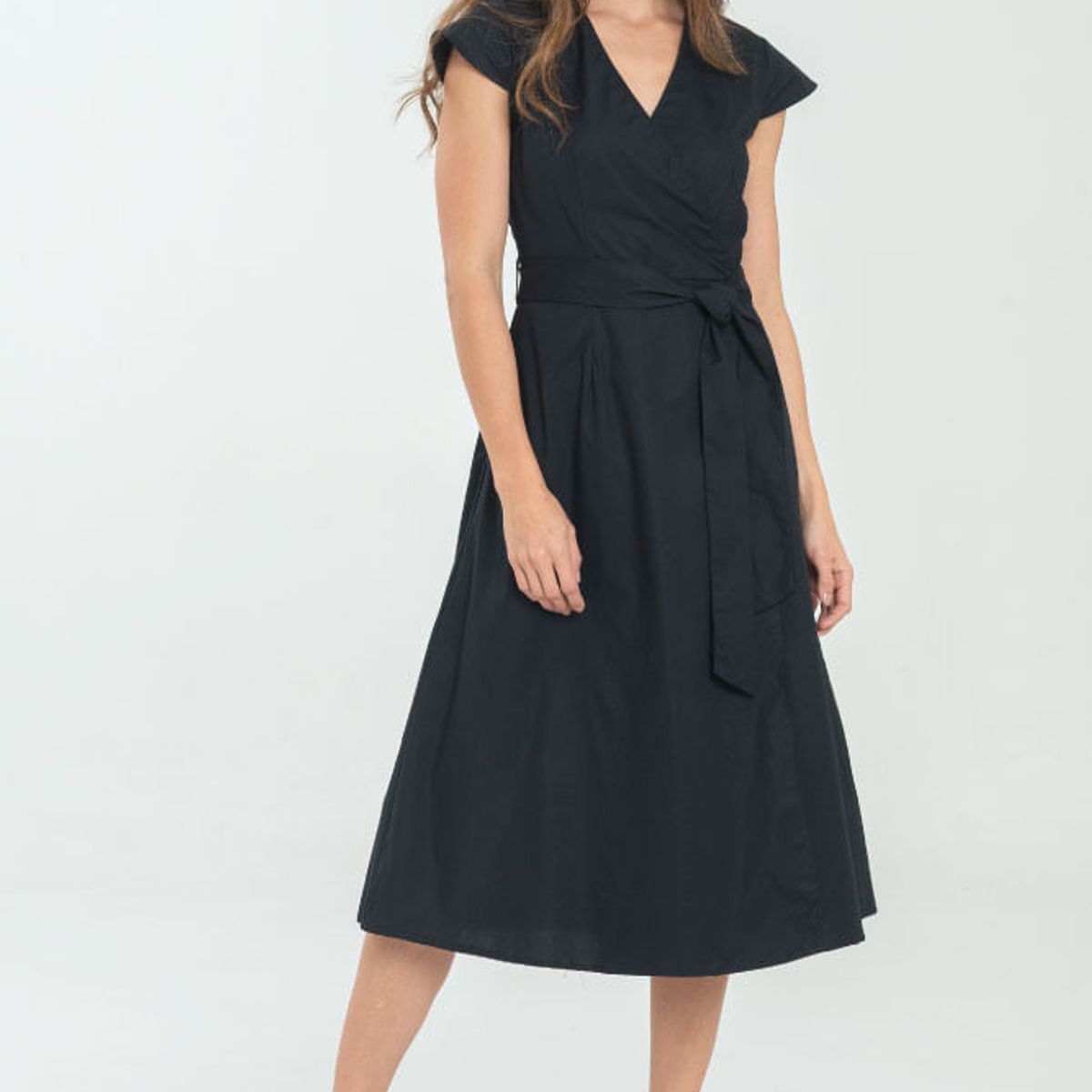 RAGGED - Vestido midi khaylee Azul oscuro Ragged