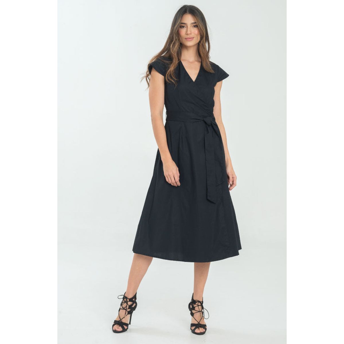 RAGGED - Vestido midi khaylee Azul oscuro Ragged