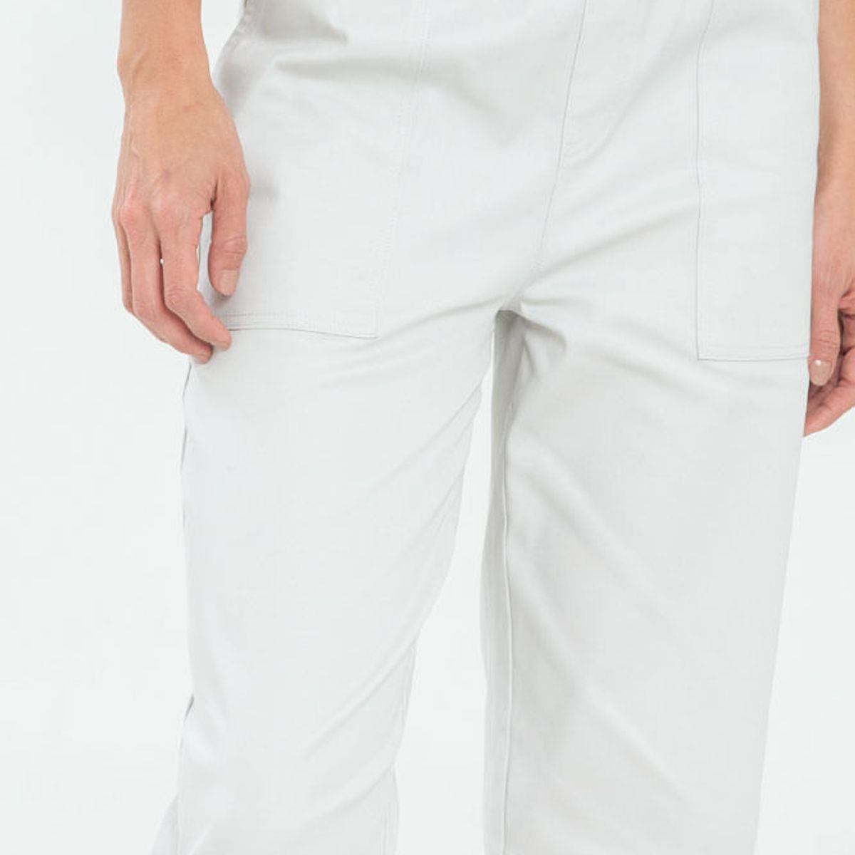 RAGGED - Pantalon jogger malta Gris pastel Ragged.