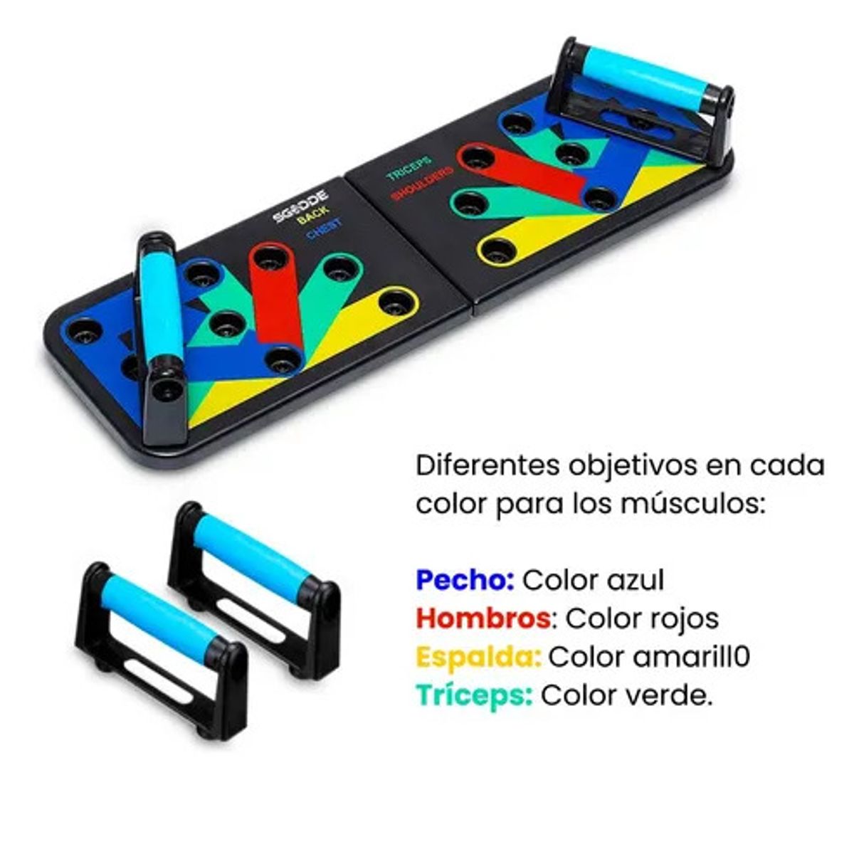 GENERICO - Tabla Push Up Sistema Completo Ejercicio De Flexiones