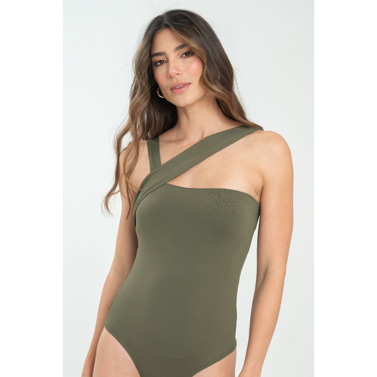 RAGGED - Body attico Verde militar Ragged