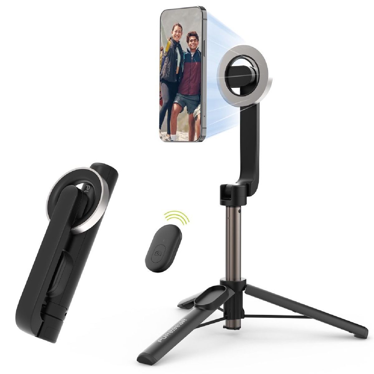 PURE GEAR - Puregear Tripode Magsafe y Selfie Stick 2 en 1