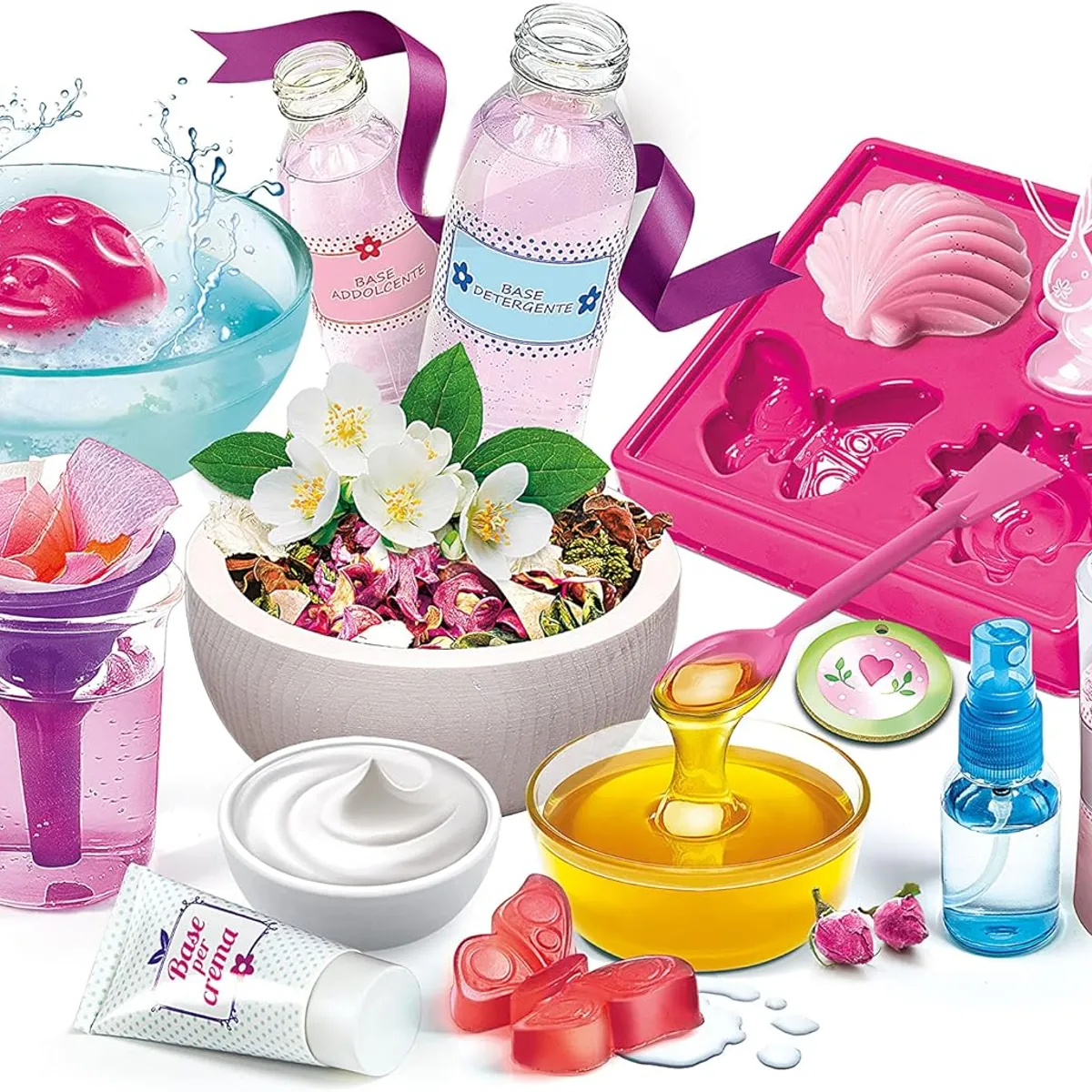 CLEMENTONI - Juego Experimentos Laboratorio De Belleza Y Perfumes Niños