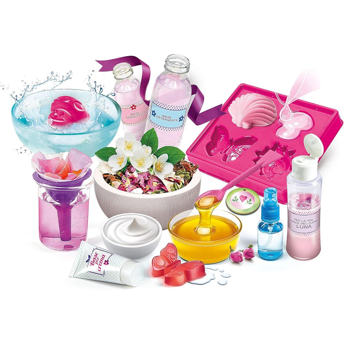 CLEMENTONI - Juego Experimentos Laboratorio De Belleza Y Perfumes Niños