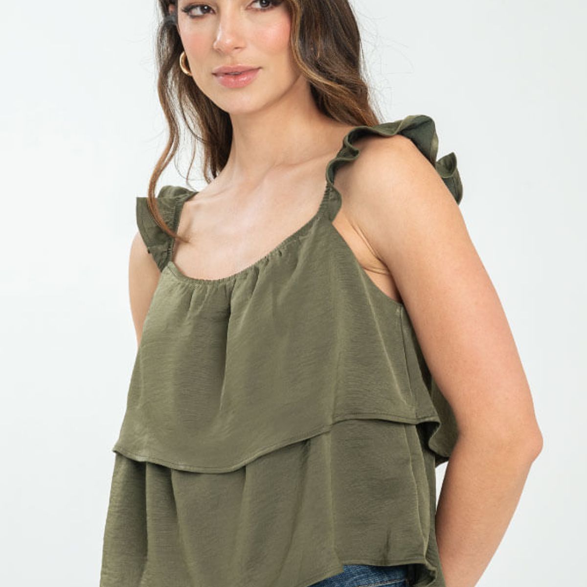 RAGGED - Blusa millie Verde militar Ragged.