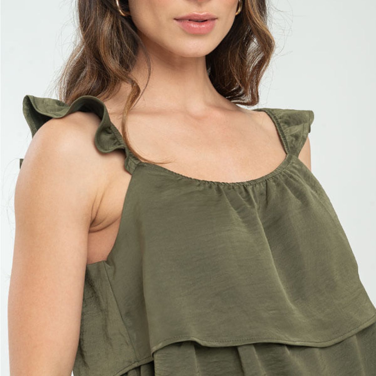 RAGGED - Blusa millie Verde militar Ragged.