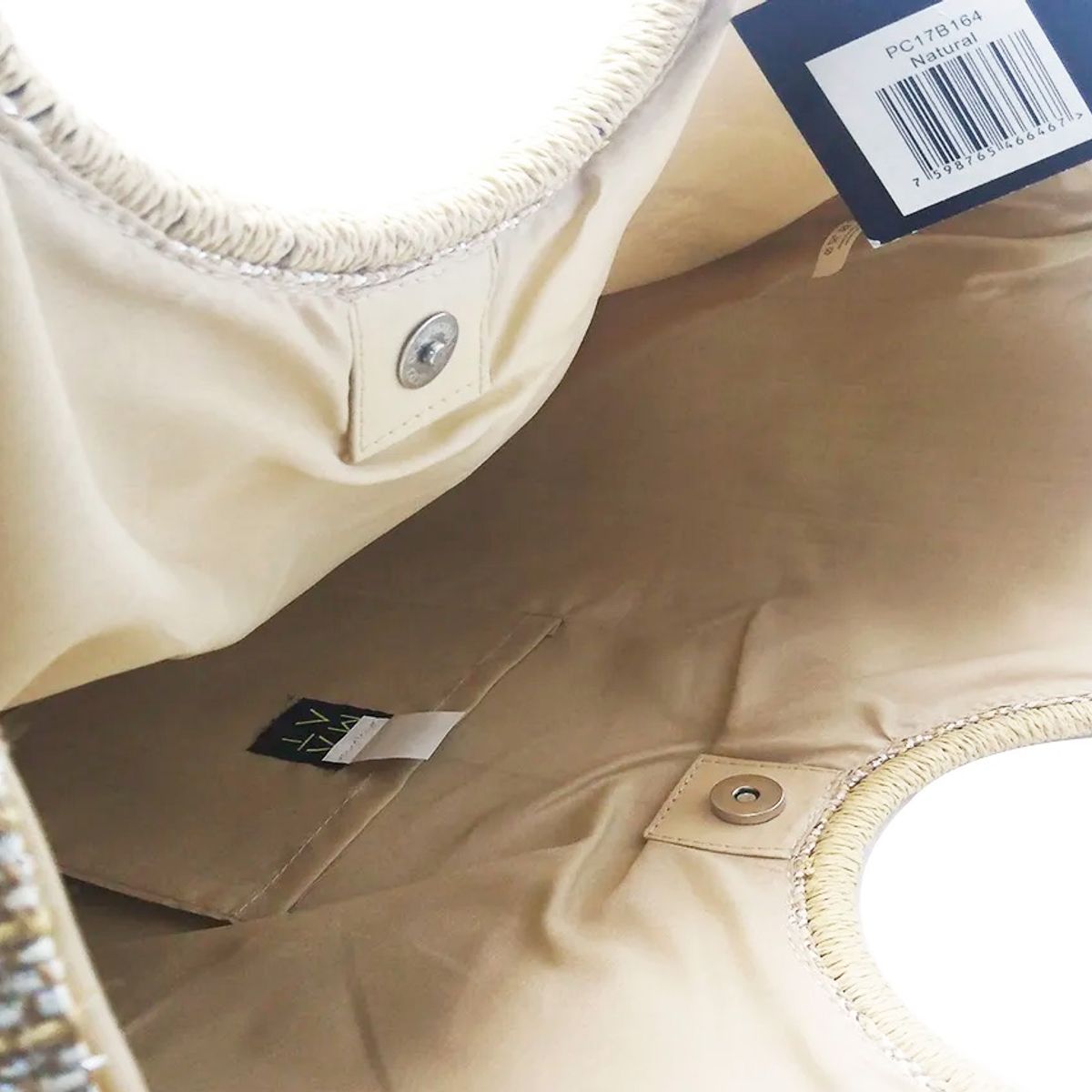 MAAT - Cartera Tropical de Yute Estilo Veraniego y Natural