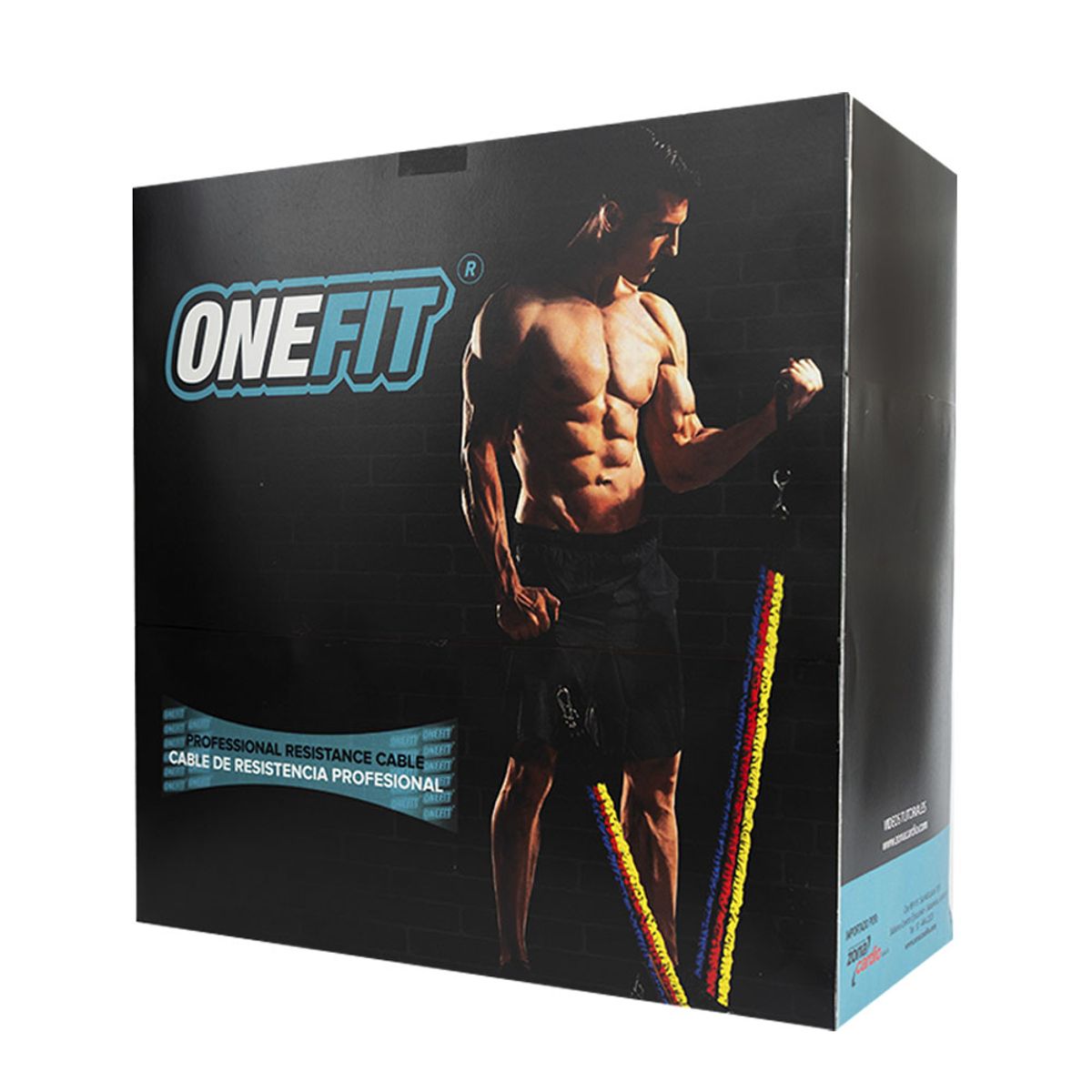 ONEFIT - Cables de resistencia para ejercicio en casa o al aire libre