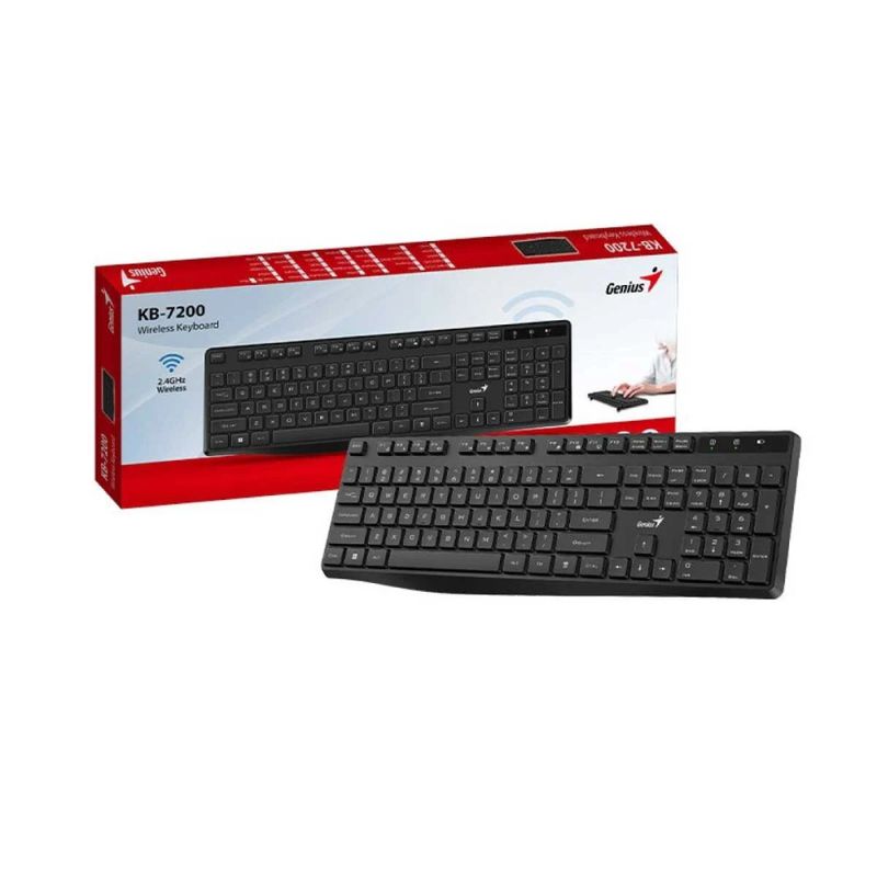 GENIUS - TECLADO GENIUS KB Inalambrico Negro