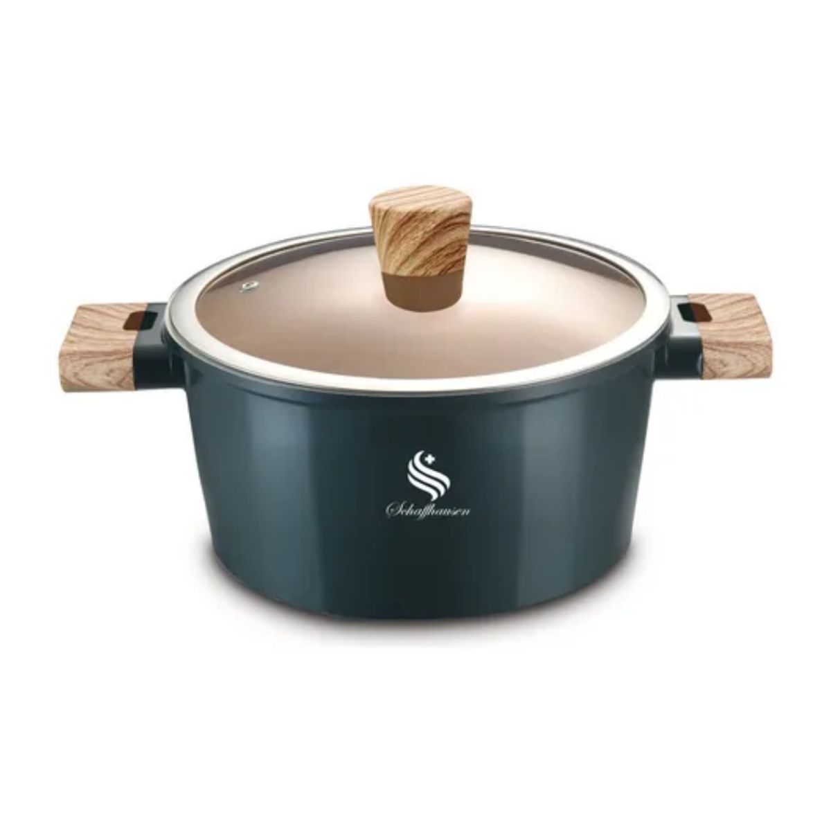 SCHAFFHAUSEN - Bateria Ollas Mármol 7 Pzs Praga Antiadherente Schaffhausen