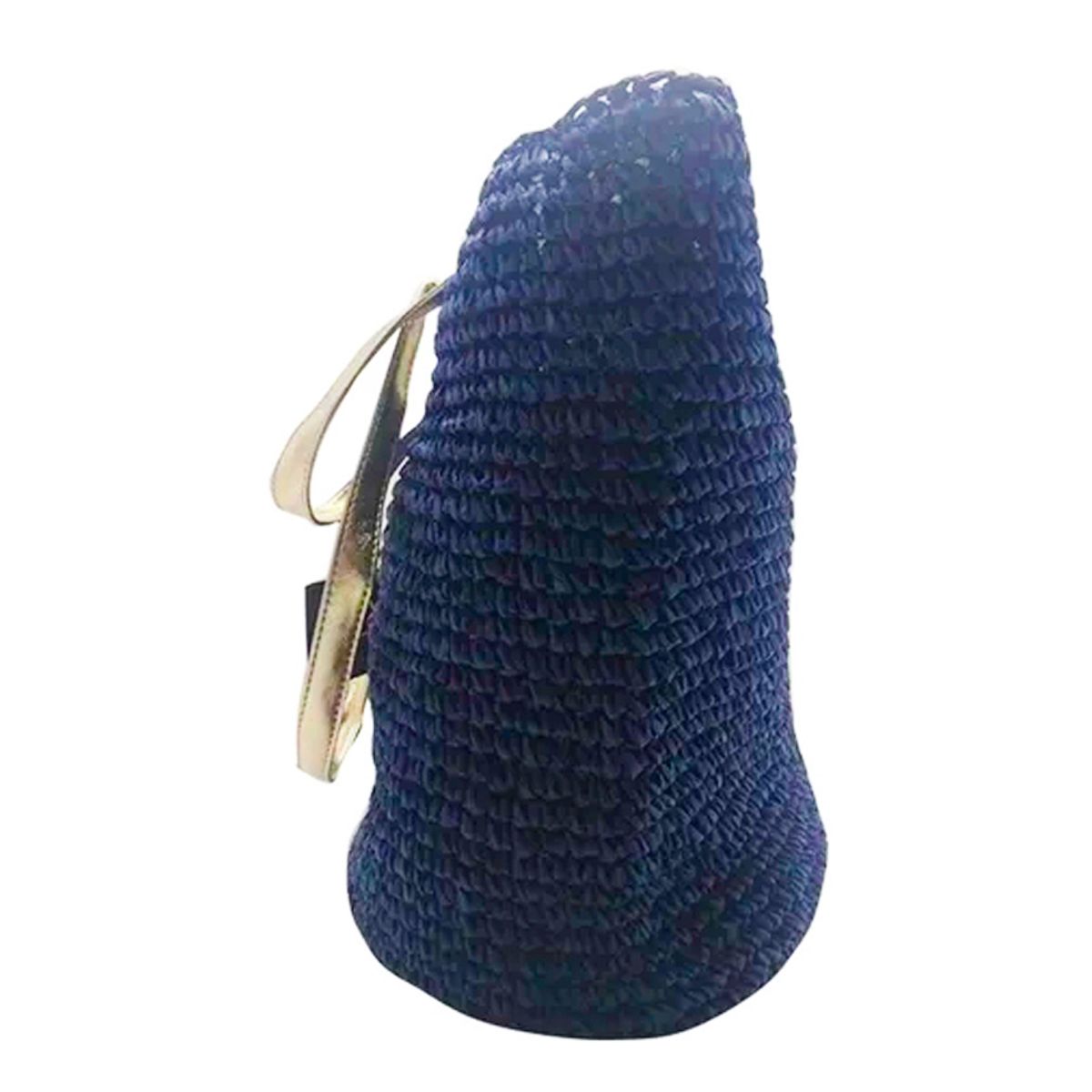 MAAT - Bolso En Tejido De Papel De Paja Azul Rindala