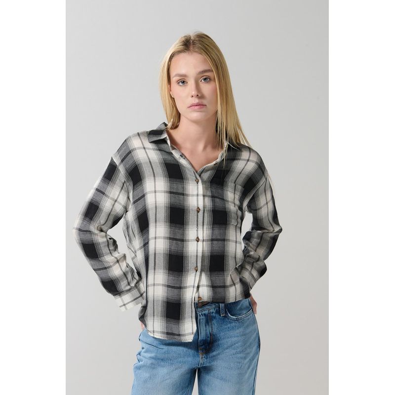KOAJ - KOAJ BLUSA CAMISERA OVERSIZE MANGA LARGA MUJER