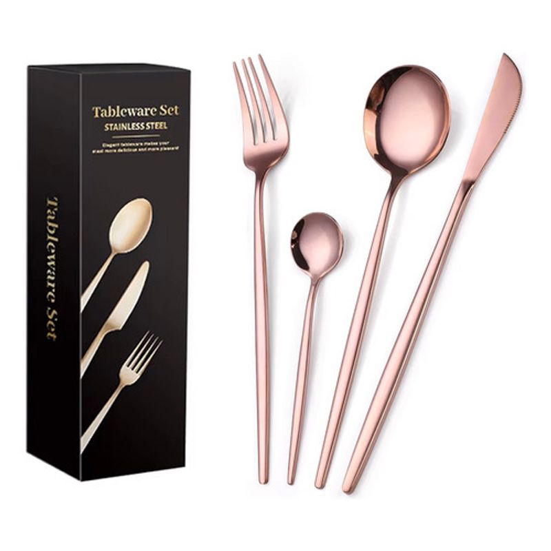 GENERAL - CUBIERTOS ELEGANTES PARA EVENTOS REUNIONES SET POR 24 UN