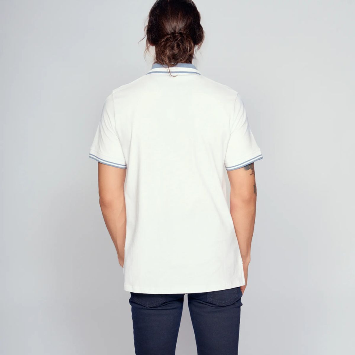 UNSER - Polo Para Hombre Molderia Slim Unicolor Manga Corta Unser