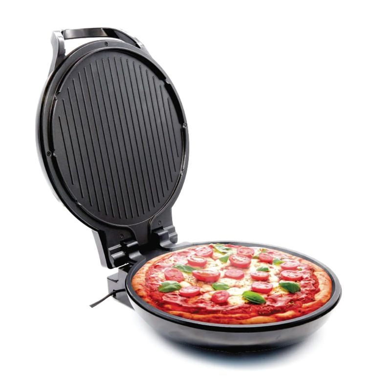 HOME ELEMENTS - Home Elements Pizza Maker Grill Eléctrica Negra He-828g