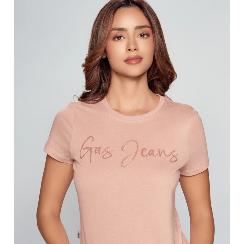 GAS EVOLUTION JEANS - Camiseta Para Mujer Gas