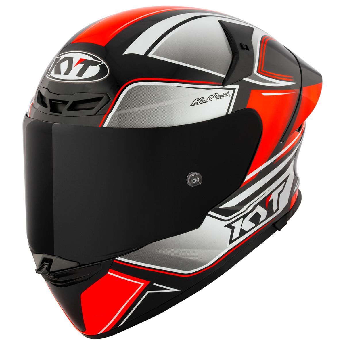 KYT - CASCO KYT TT-REVO TOURIST MATT COOL RED FLUO XS
