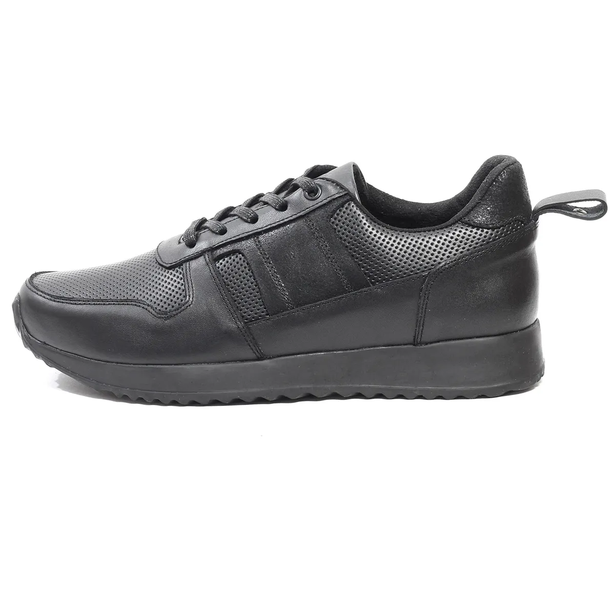 VIAR - Tenis Cuero Para Hombre Viar Walfer01 Negro