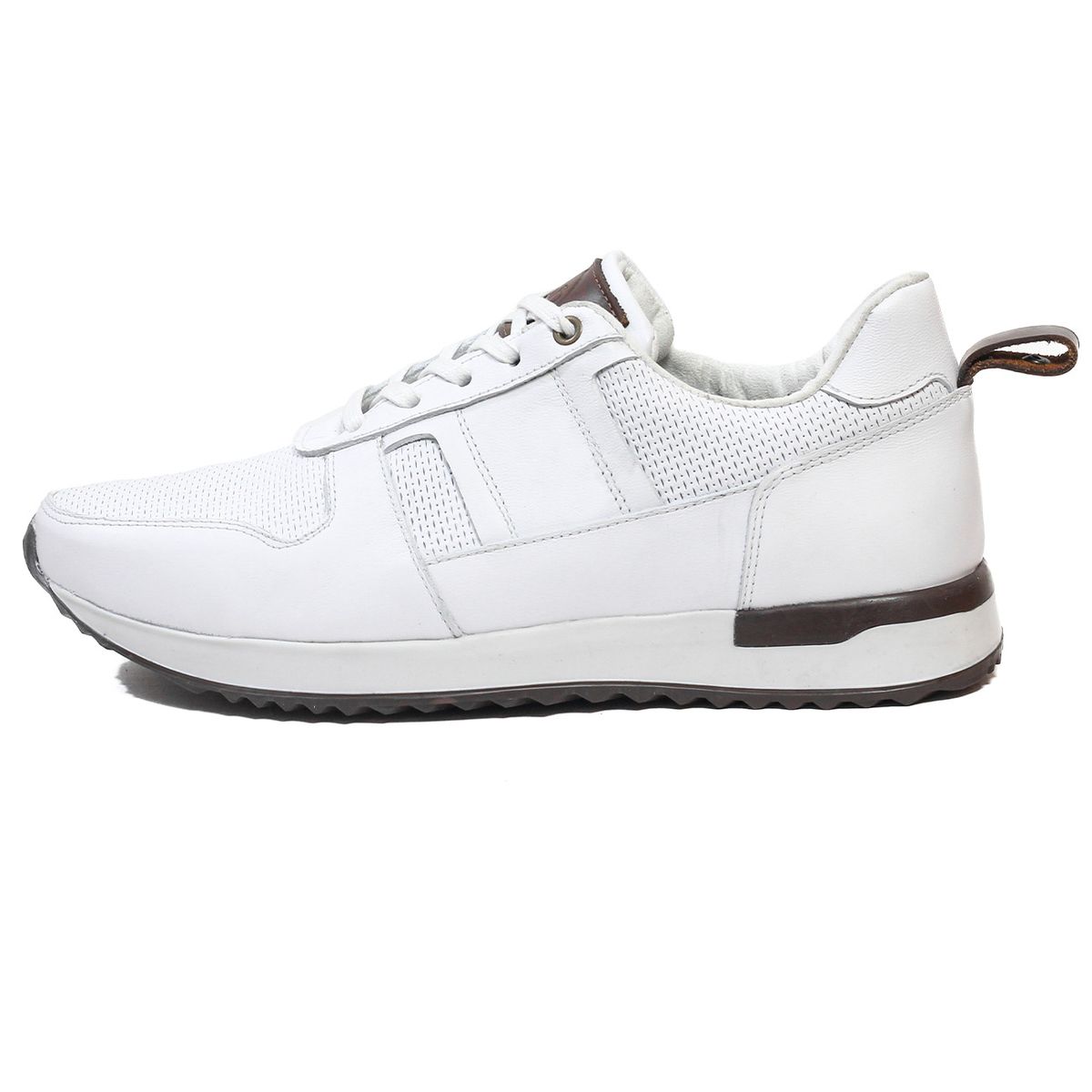 VIAR - Tenis Cuero Para Hombre Viar Walfer Blanco