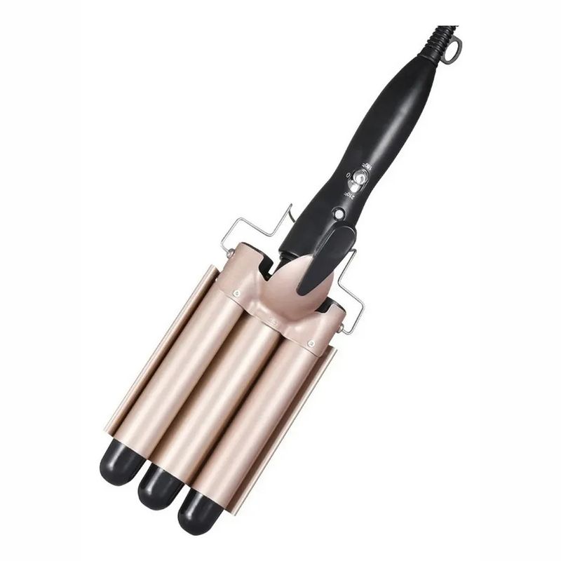 NOVA - Rizador Ondulador Profesional Triple Tubo Ceramico Turmalina