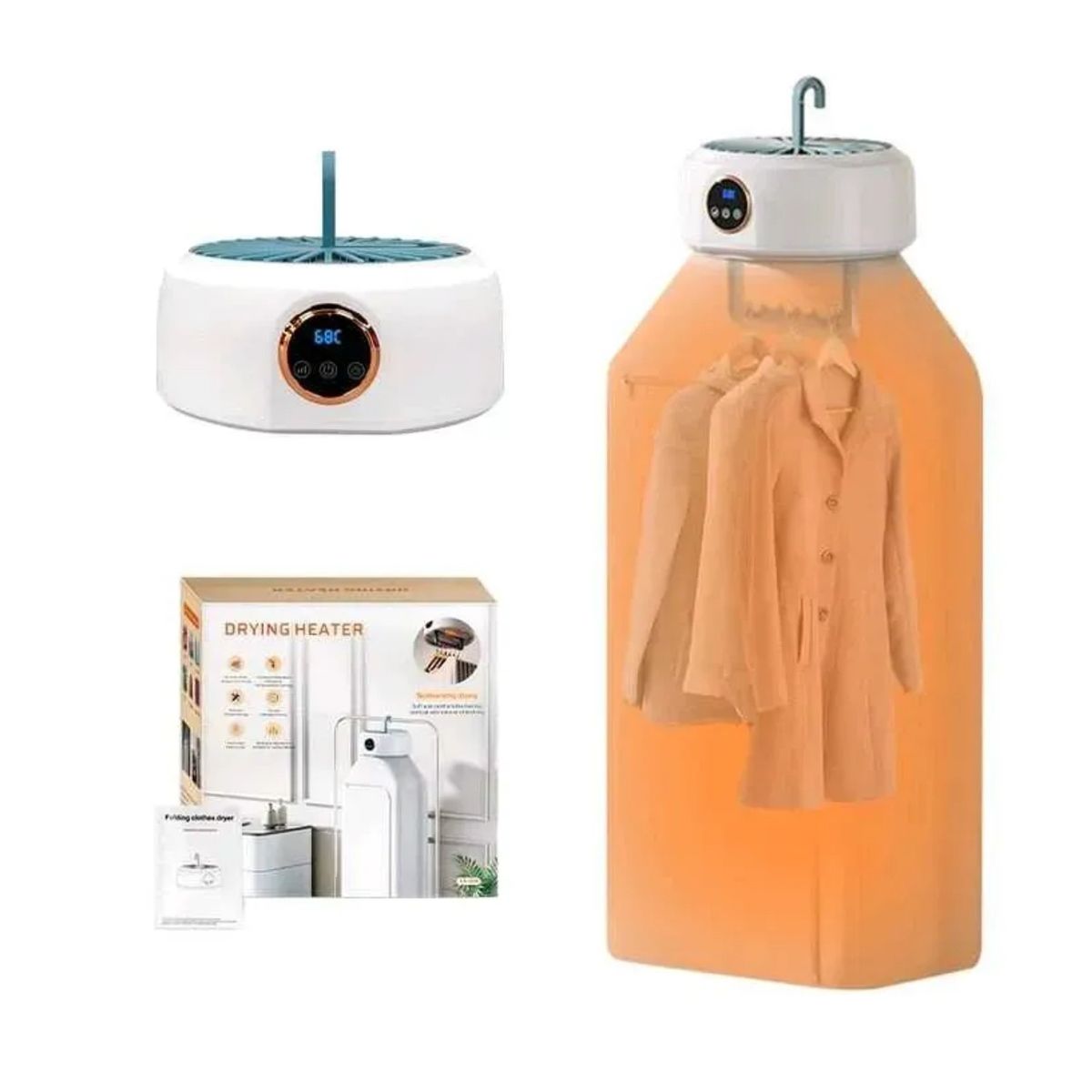 GENERICO - SECADOR DE ROPA PORTÁTIL